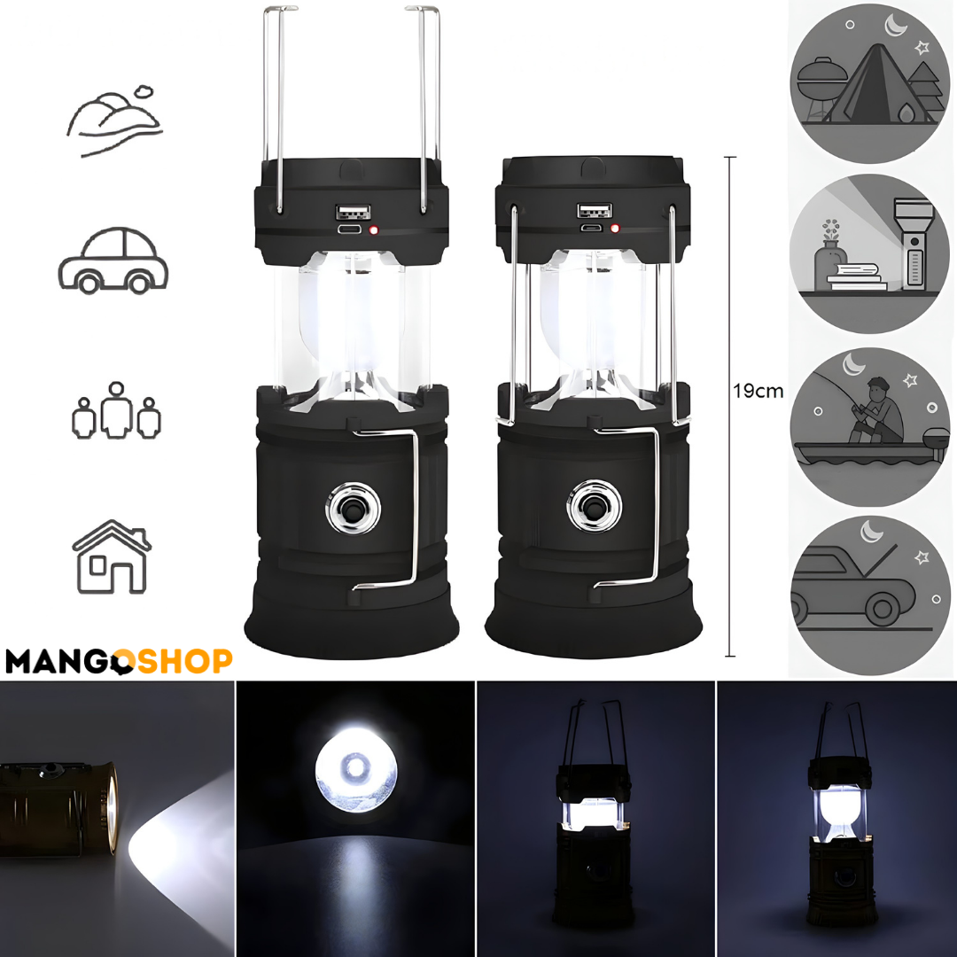 2u1 Solarni fenjer i powerbank - rs-mangoshop.com