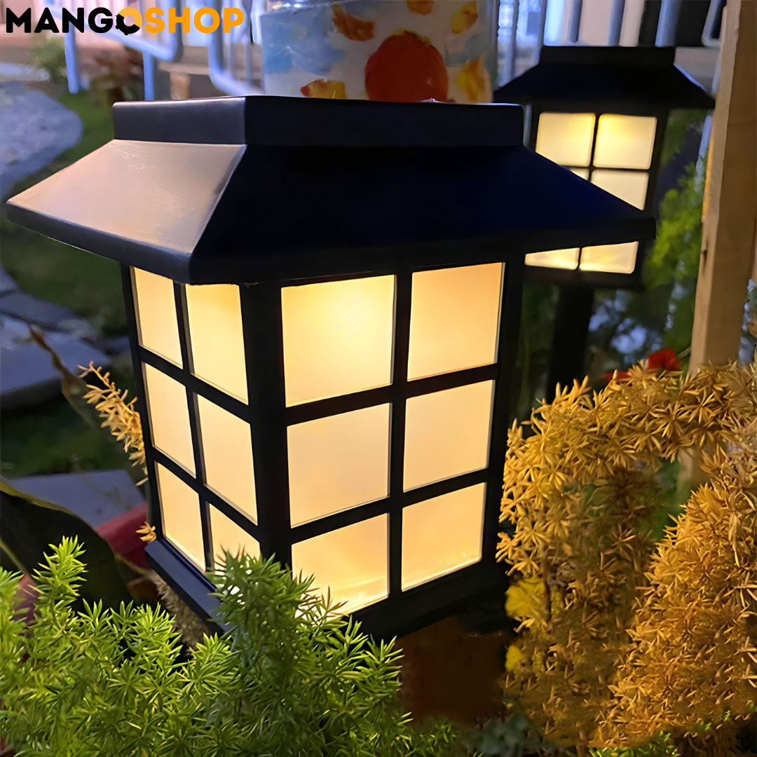 Bastenske solarne lampe sa senzorom 6 komada - rs-mangoshop.com