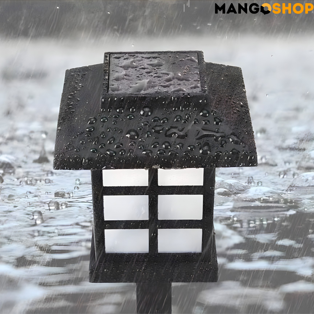 Bastenske solarne lampe sa senzorom 6 komada - rs-mangoshop.com