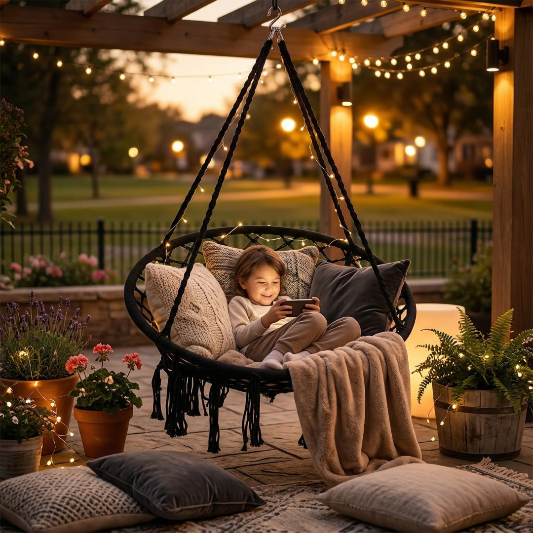 Boho ljuljaška za sedenje