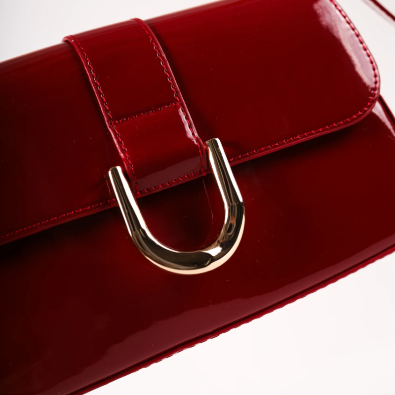 Bordo lakovana torbica KA035 - rs-mangoshop.com