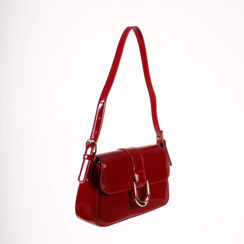Bordo lakovana torbica KA035 - rs-mangoshop.com