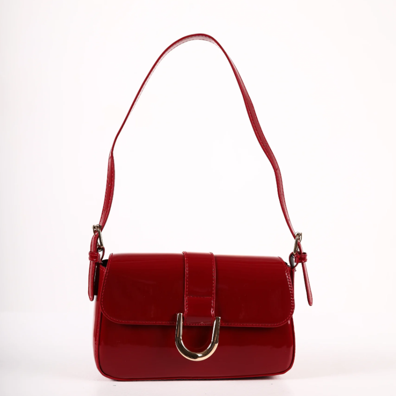 Bordo lakovana torbica KA035 - rs-mangoshop.com