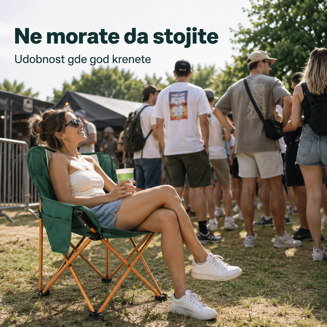 Sklopiva kamp stolica 1+1 GRATIS!