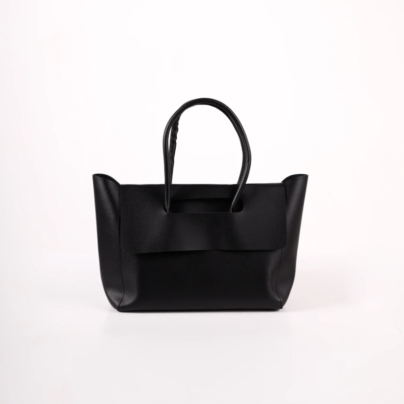 Crna sofisticirana torba na preklop KA014 - rs-mangoshop.com