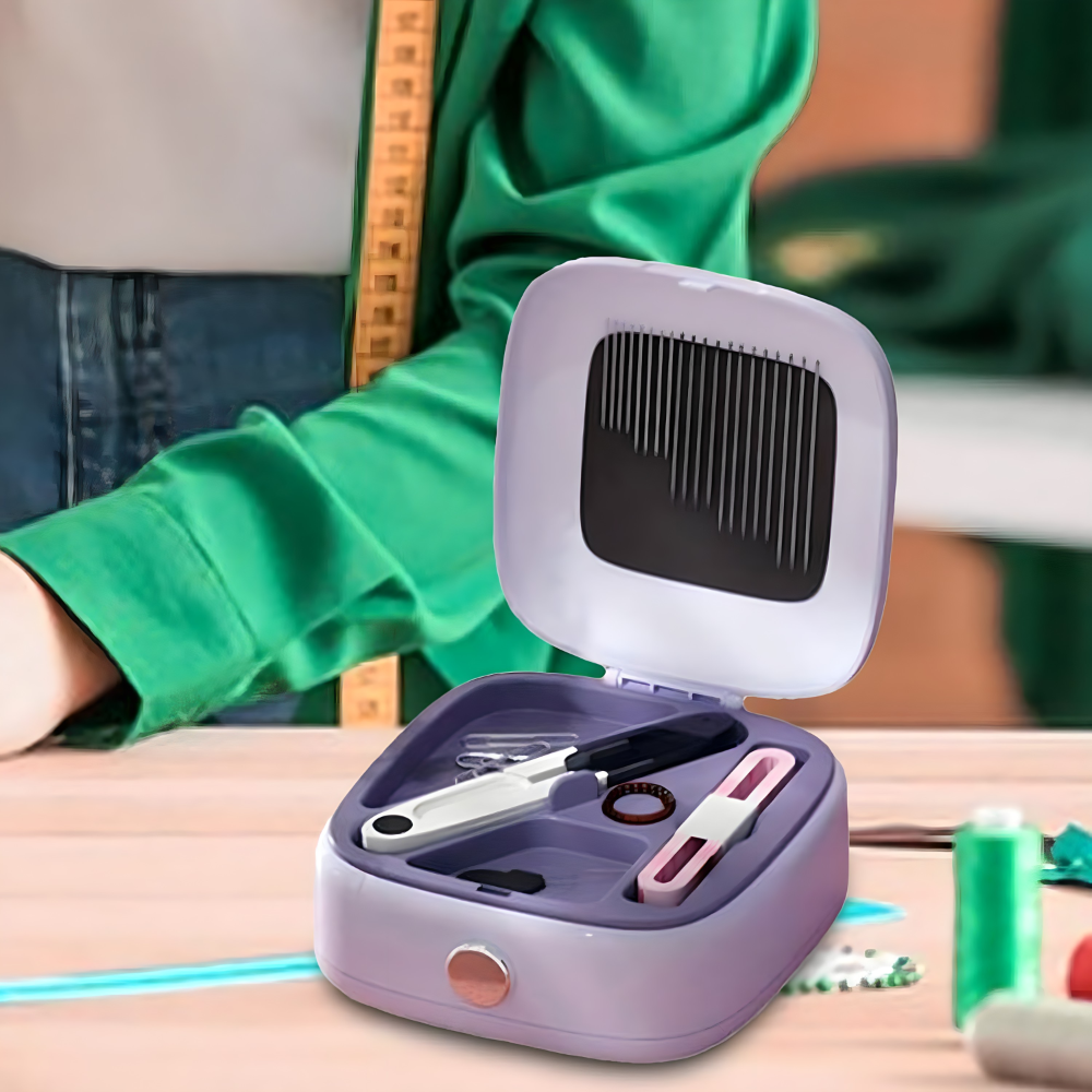 Komplet za sivenje sa magnetnom podlogom za igle i raznim koncima - rs-mangoshop.com