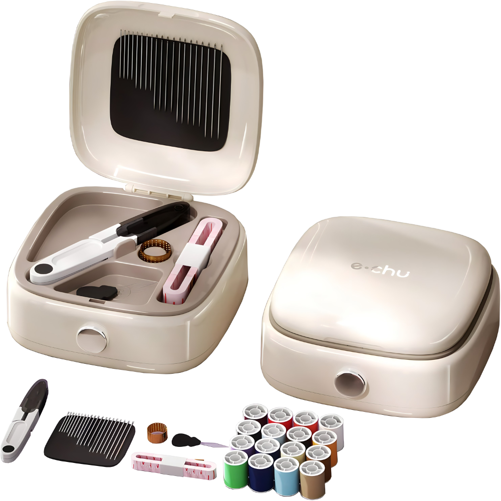 Komplet za sivenje sa magnetnom podlogom za igle i raznim koncima - rs-mangoshop.com