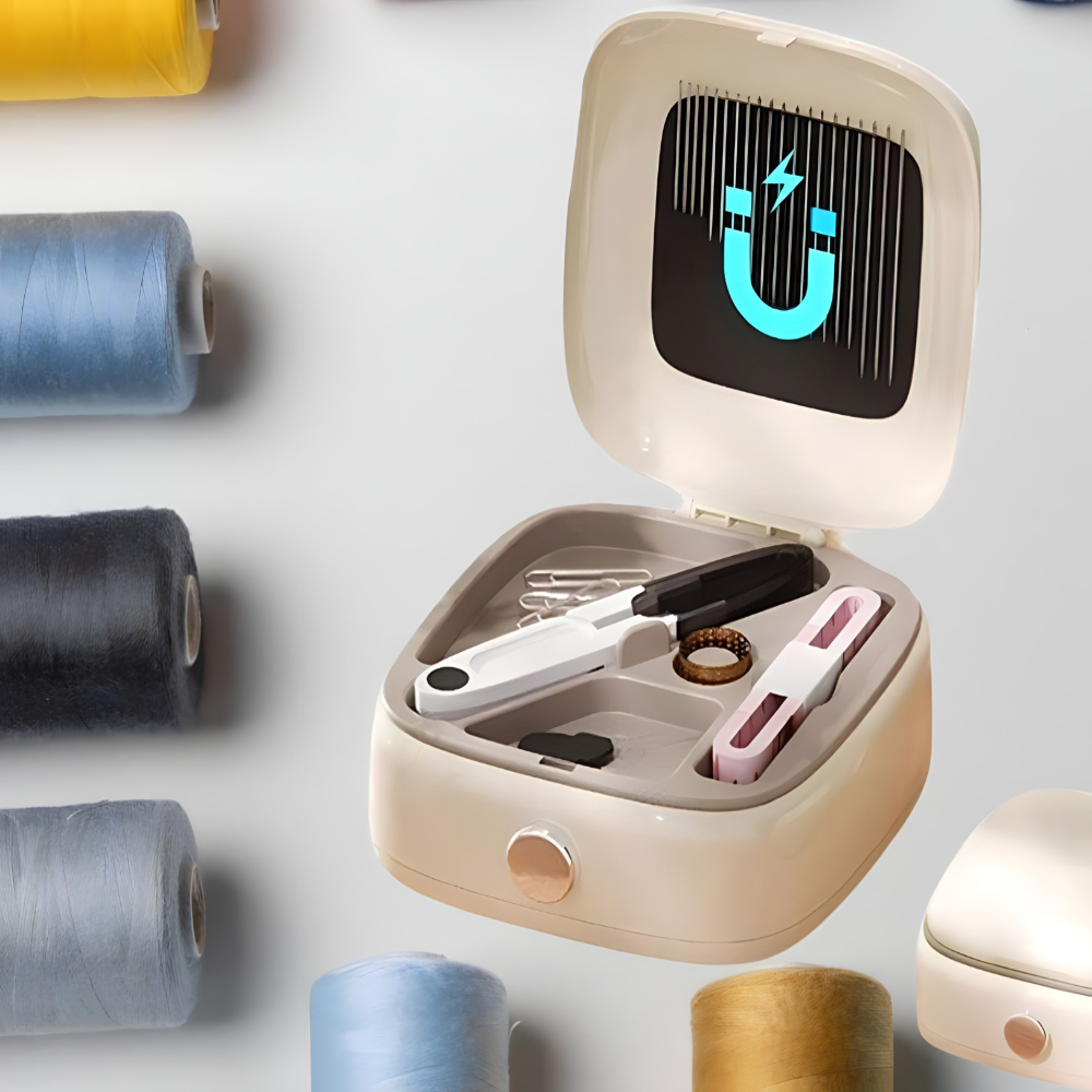 Komplet za sivenje sa magnetnom podlogom za igle i raznim koncima - rs-mangoshop.com