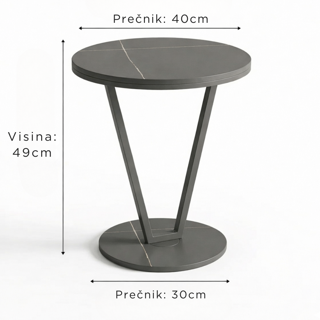 Minimalistički bočni stočić