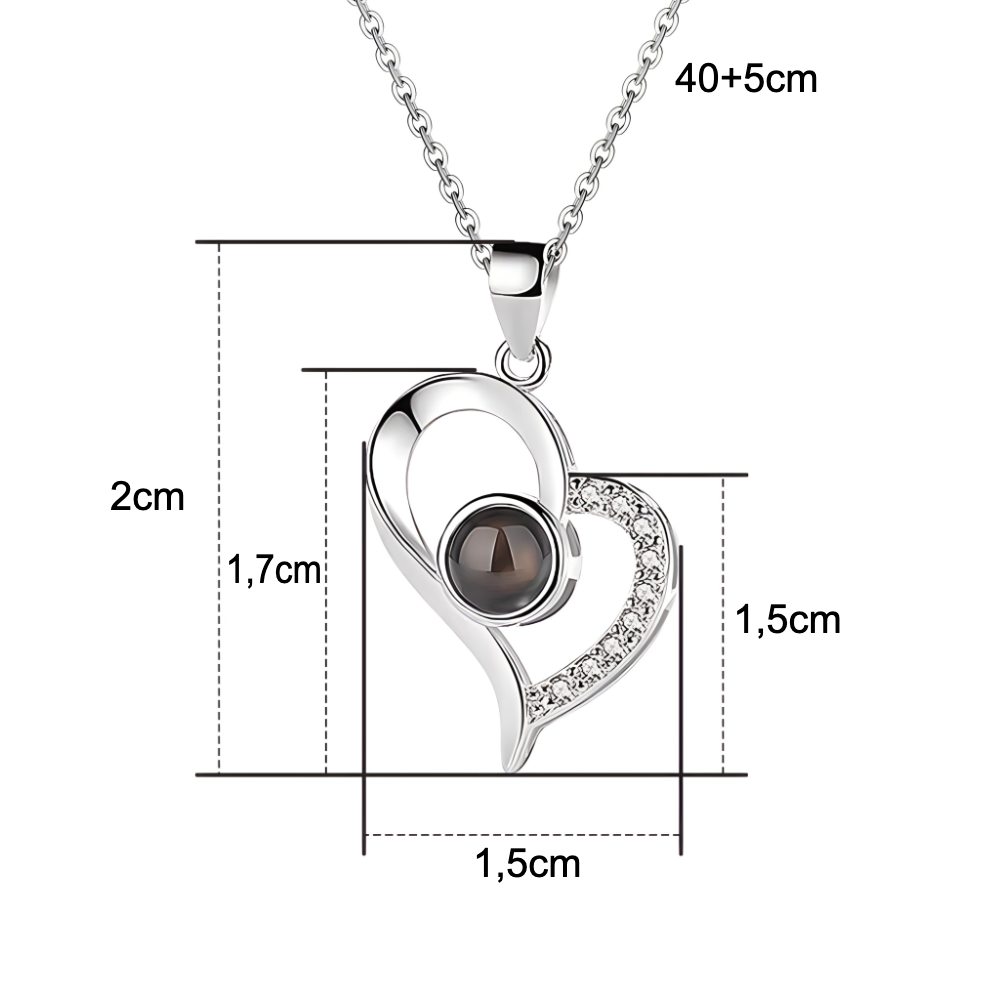 Ogrlica Volim te na 100 jezika - rs-mangoshop.com