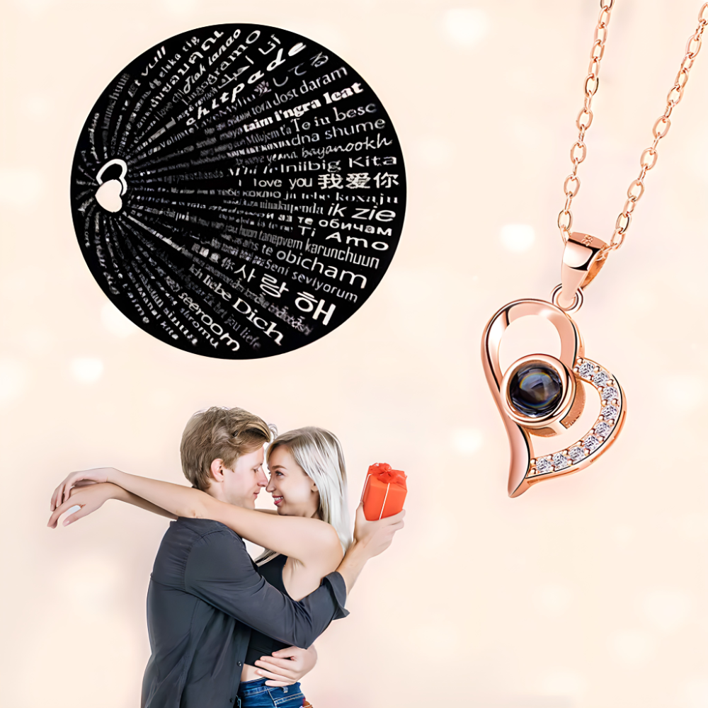 Ogrlica Volim te na 100 jezika - rs-mangoshop.com