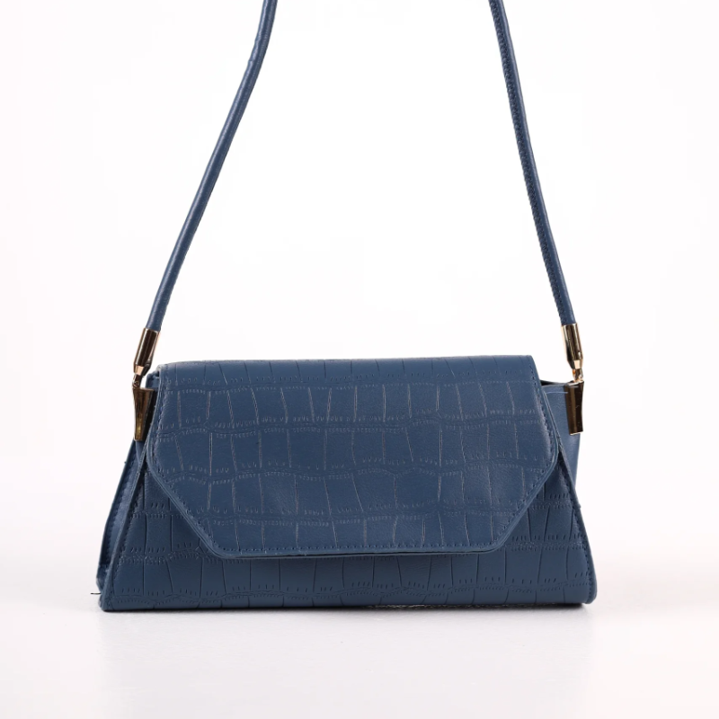 Plava reljefna torbica KA045 - rs-mangoshop.com