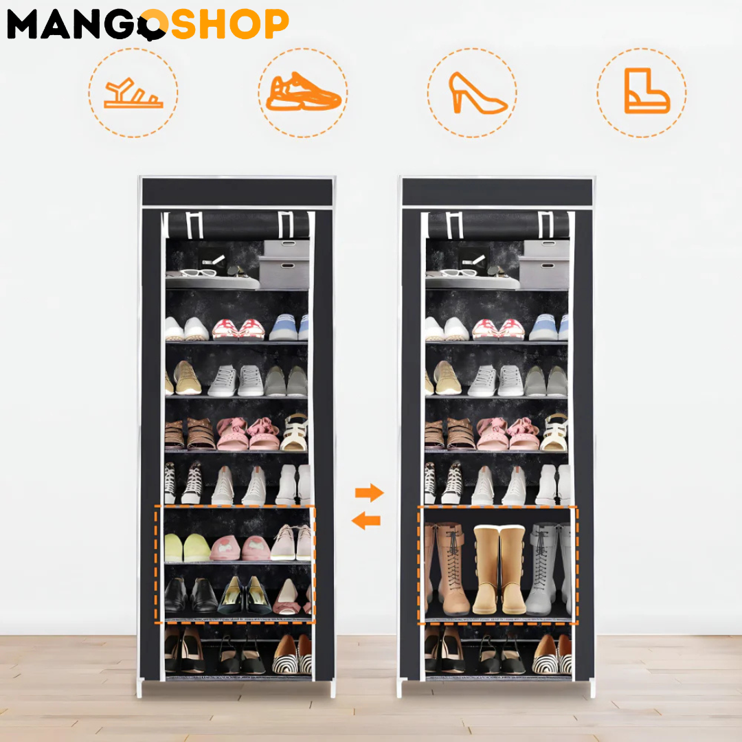 Prenosivi stalak za cipele sa pokrivacem - rs-mangoshop.com