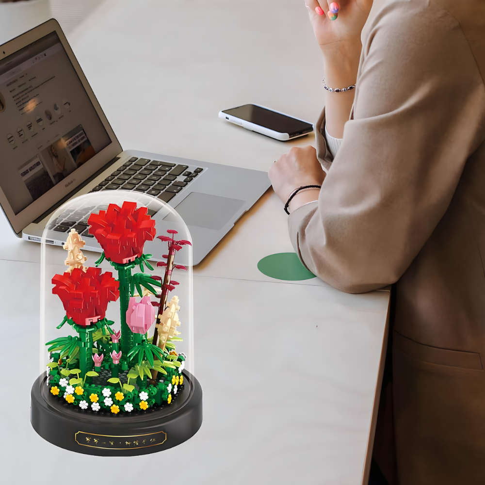 Ruze od kockica sa postoljem i kupolom - rs-mangoshop.com