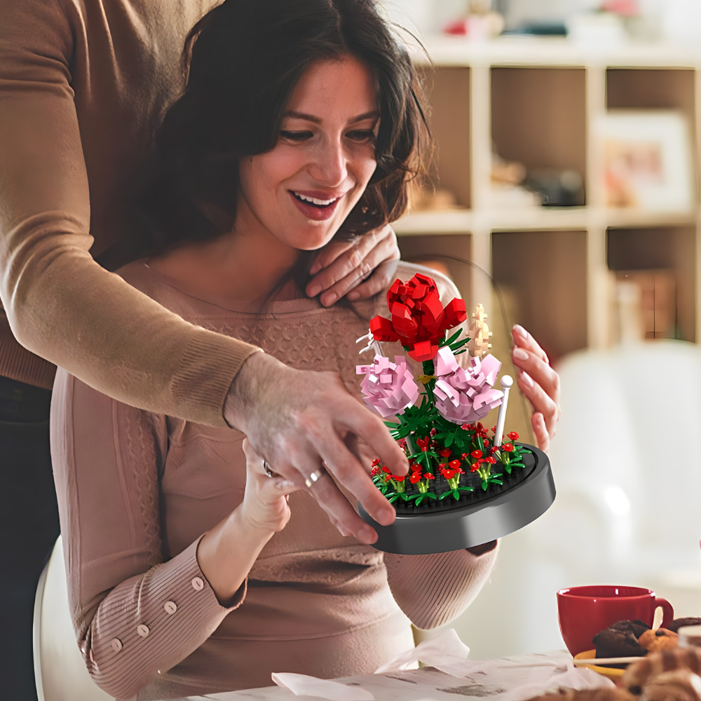 Ruze od kockica sa postoljem i kupolom - rs-mangoshop.com