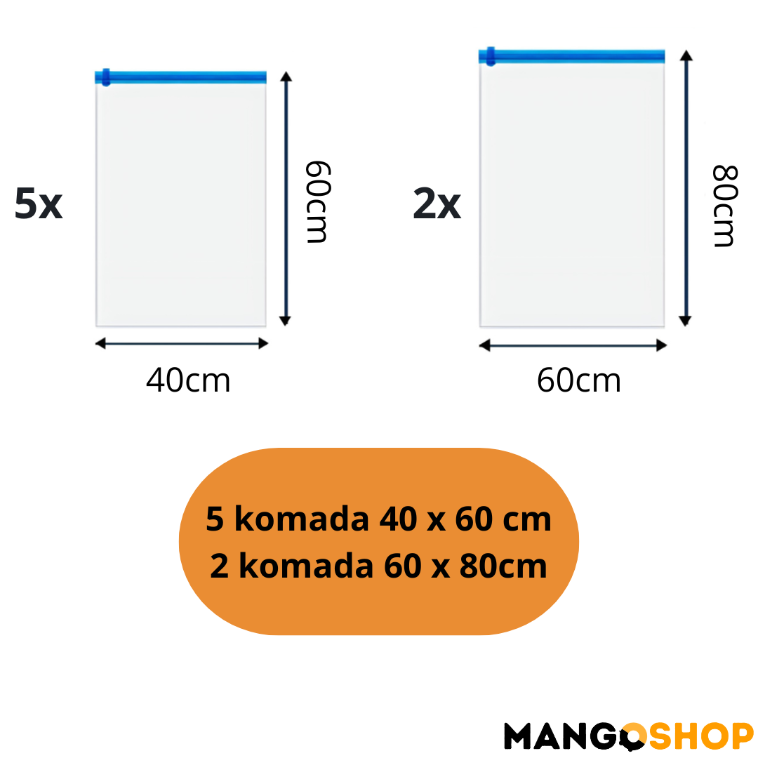 Samokompresione vakuumske kese – usteda prostora bez usisivaca - rs-mangoshop.com