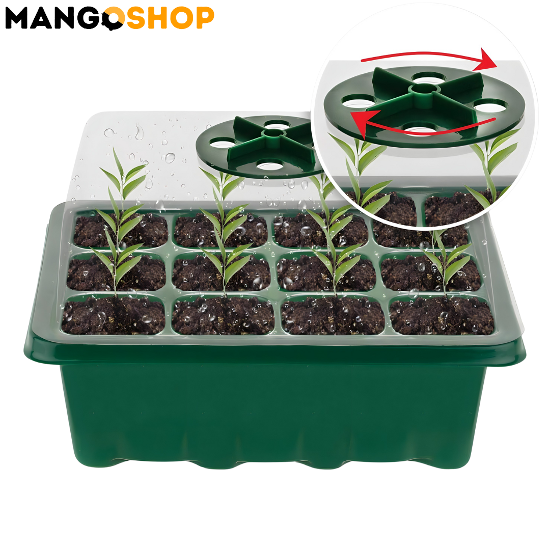 Set za rasad i klijanje biljaka sa podesivom ventilacijom – rs-mangoshop.com