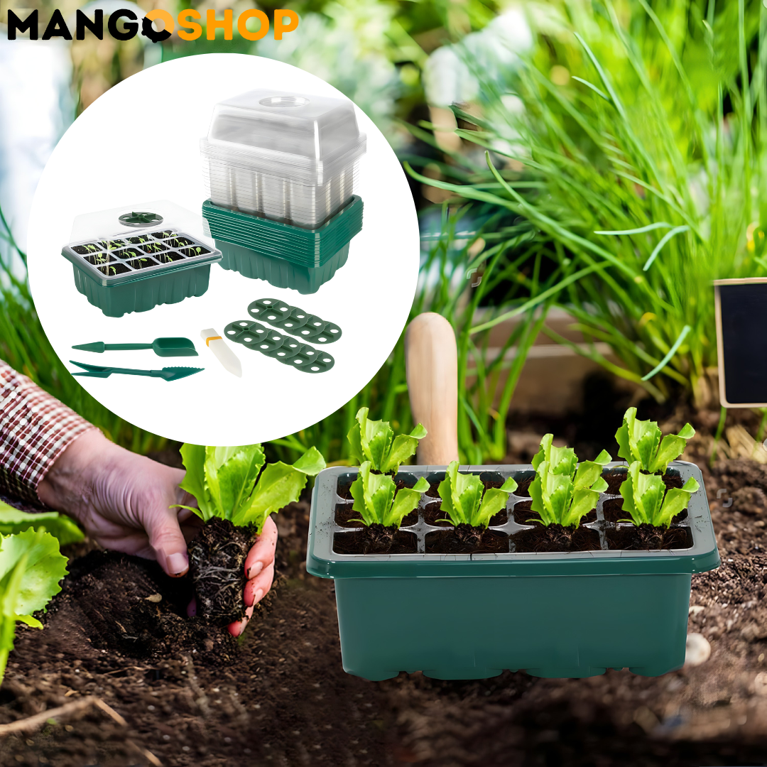 Set za rasad i klijanje biljaka sa podesivom ventilacijom – rs-mangoshop.com