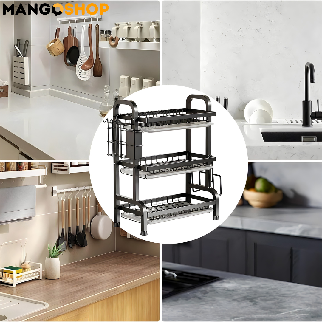 Stalak za sudove – Ocedjivac velikog kapaciteta - rs-mangoshop.com