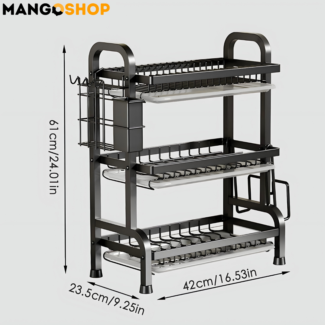 Stalak za sudove – Ocedjivac velikog kapaciteta - rs-mangoshop.com