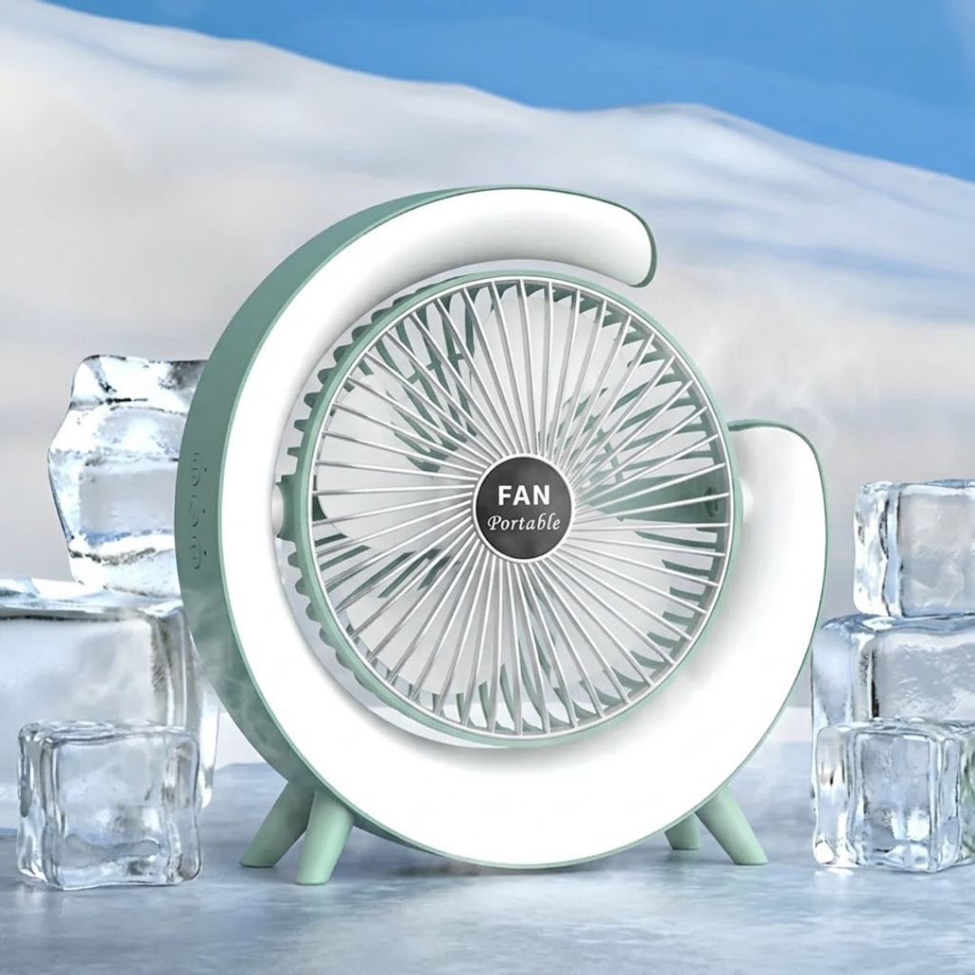 Stoni ventilator sa 3 brzine i LED svetlom