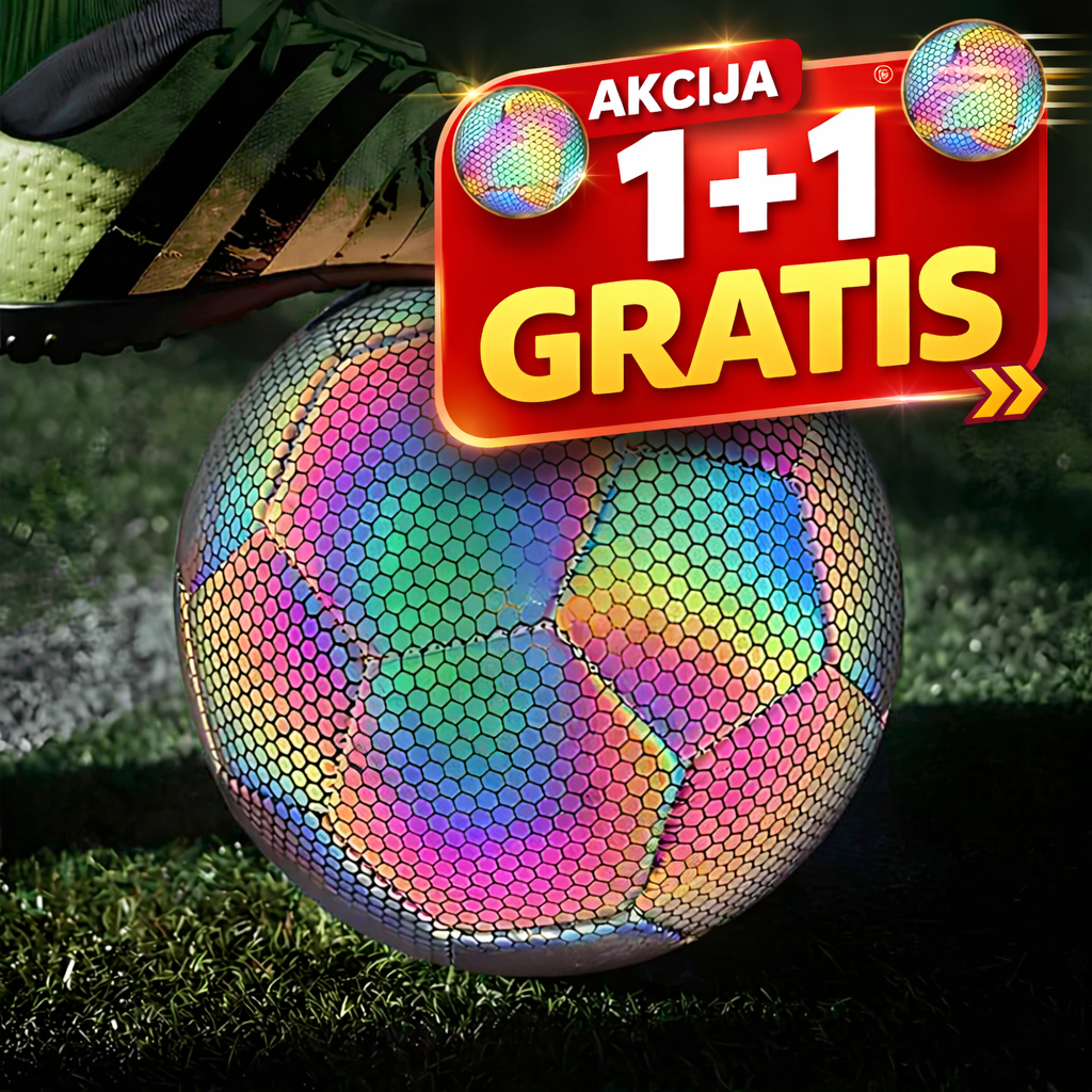 Svetleća fudbalska lopta - 1+1 GRATIS