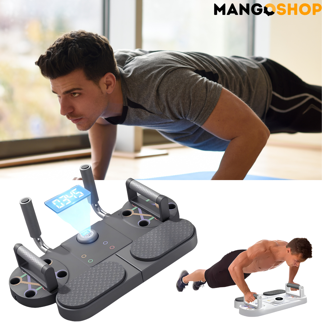 Tabla za sklekove i plank + elasticne trake za vezbanje - rs-mangoshop.com