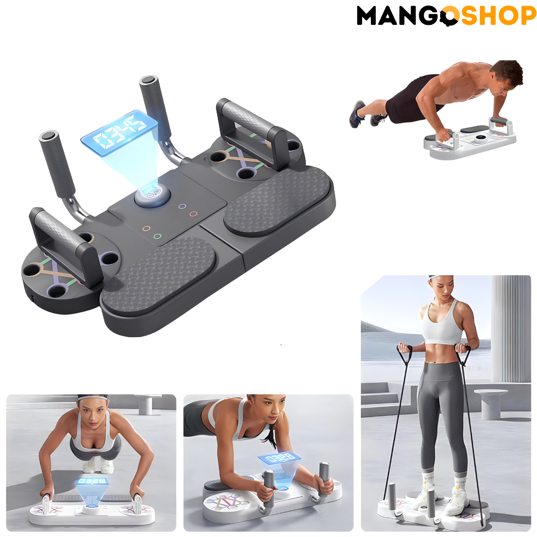 Tabla za sklekove i plank + elasticne trake za vezbanje - rs-mangoshop.com