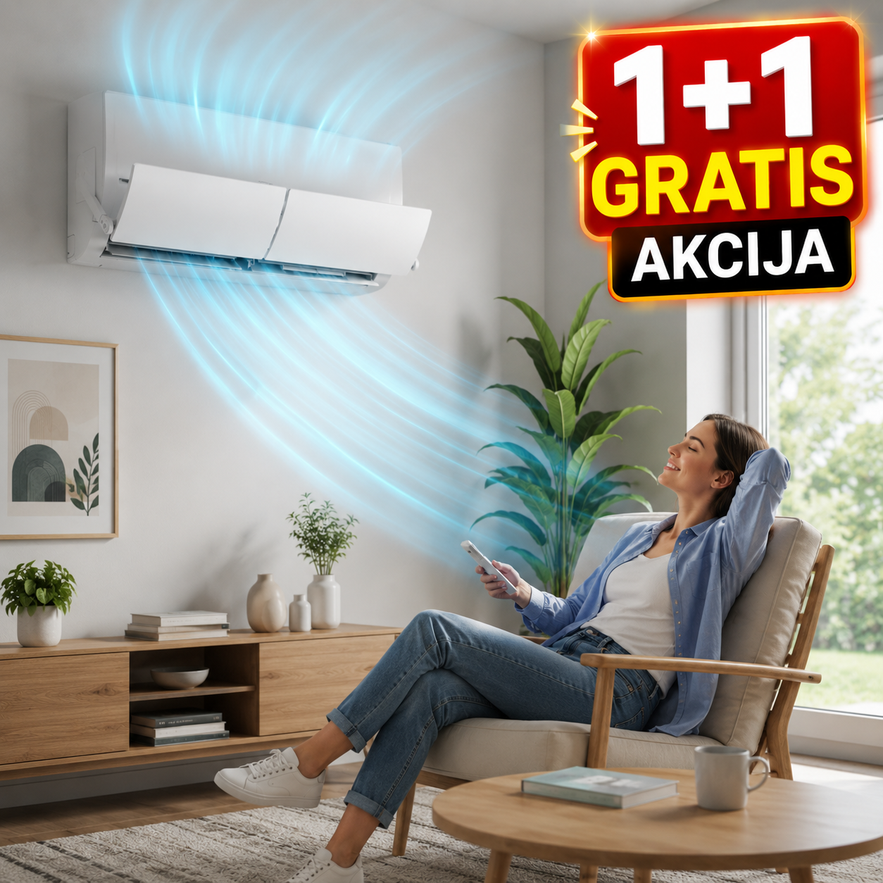 Usmerivač vazduha za klimu 1+1 GRATIS