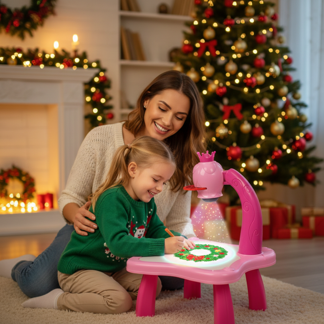 Stočić za crtanje sa projektorom