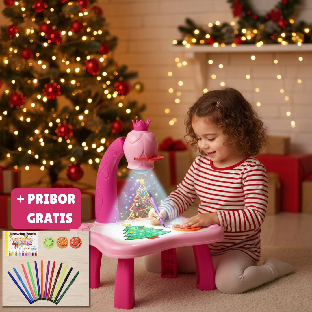 Stočić za crtanje sa projektorom