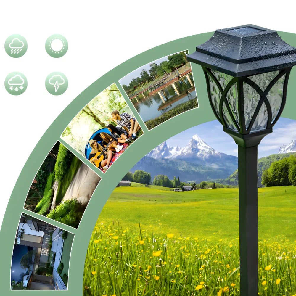 Baštenske solarne lampe - 2 komada