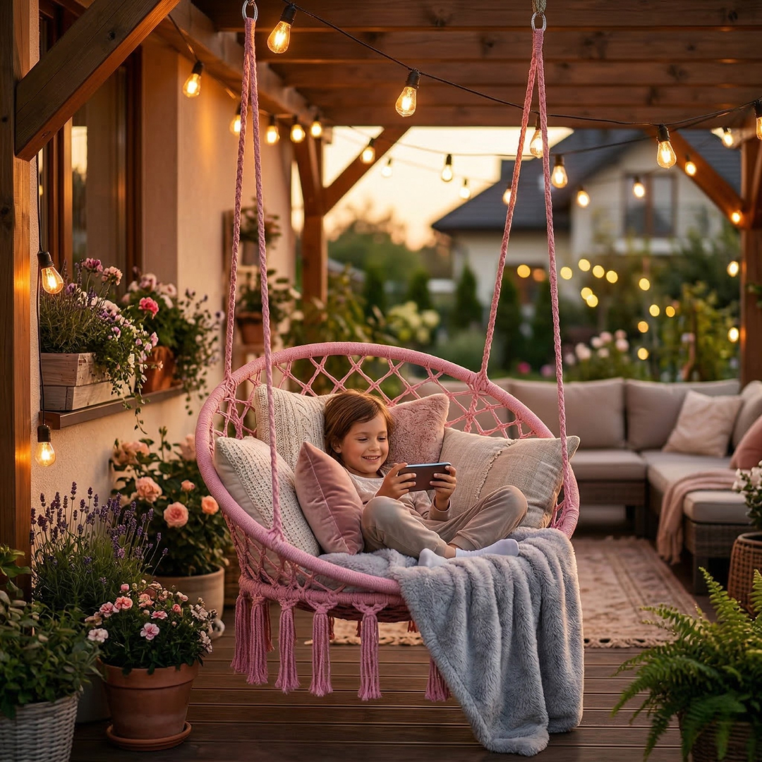 Boho ljuljaška za sedenje