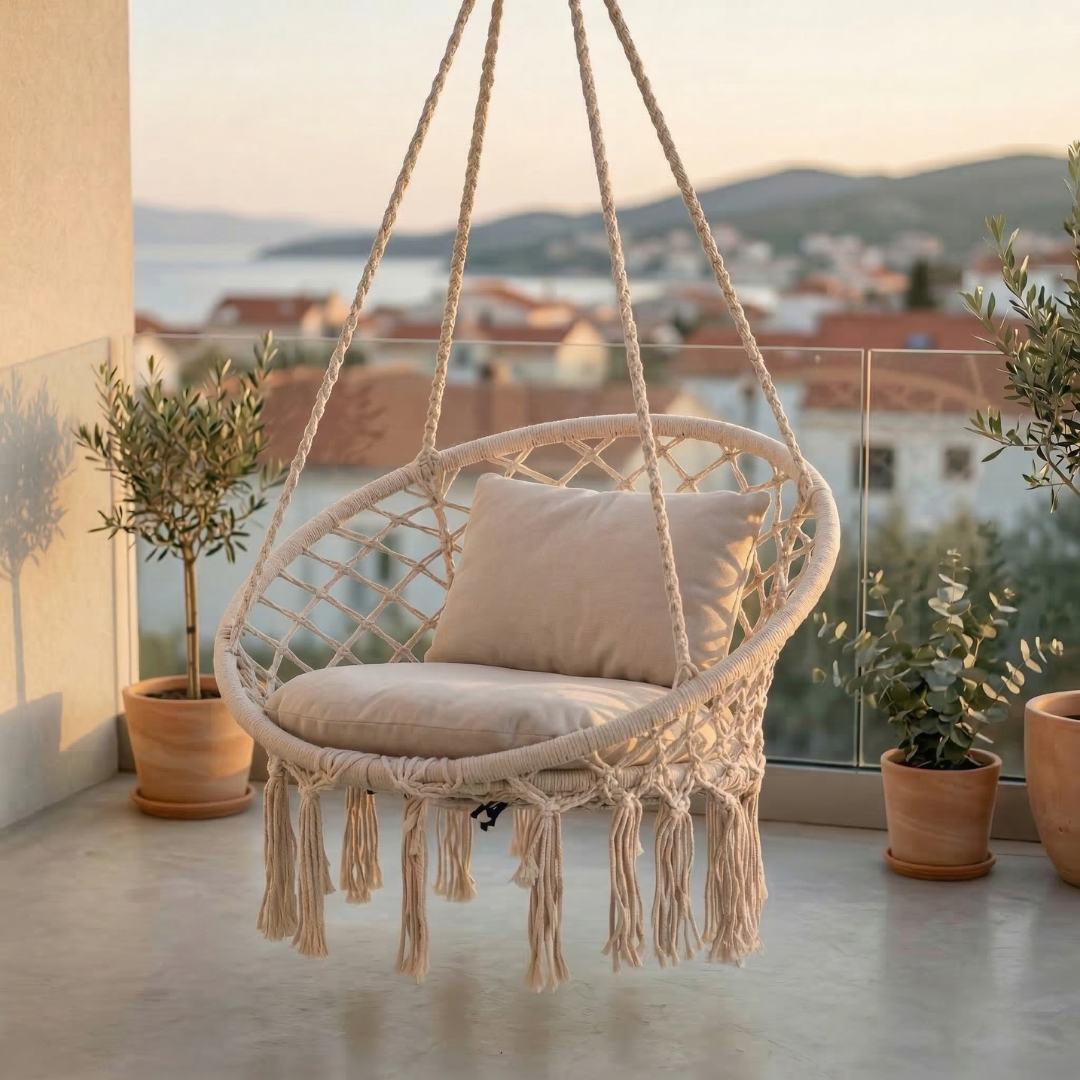 Boho ljuljaška za sedenje