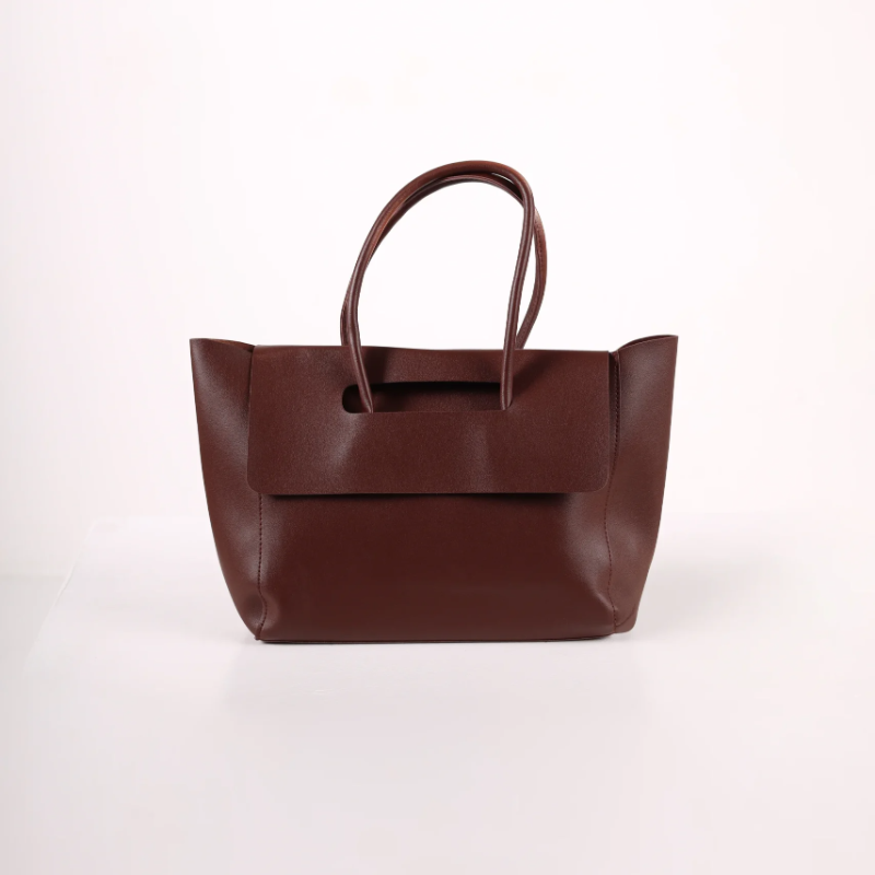 Braon sofisticirana torba na preklop KA015 - rs-mangoshop.com