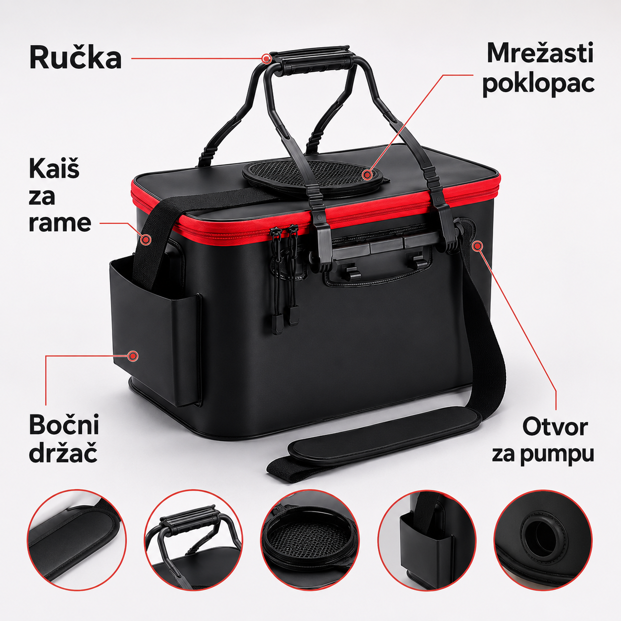 Sklopiva korpa za pecanje