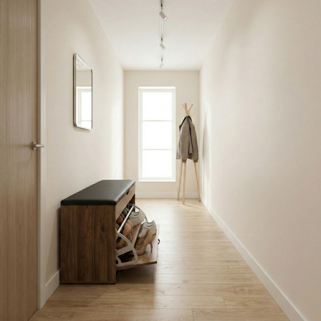 Cipelarnik sa tapaciranim sedištem