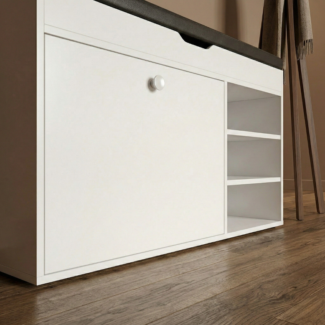 Cipelarnik sa tapaciranim sedištem