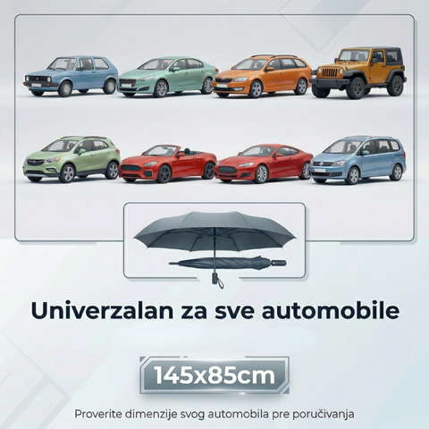 Kišobran za šoferšajbnu automobila - 1+1 GRATIS akcija