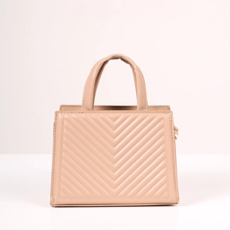 Krem kockasta torbica KA027 - rs-mangoshop.com