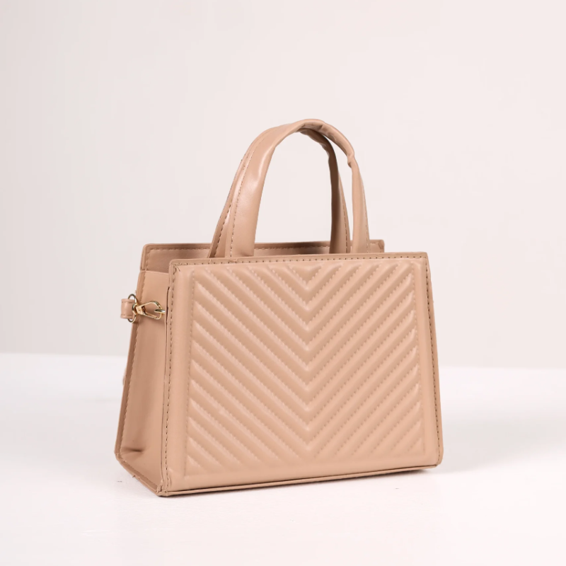 Krem kockasta torbica KA027 - rs-mangoshop.com