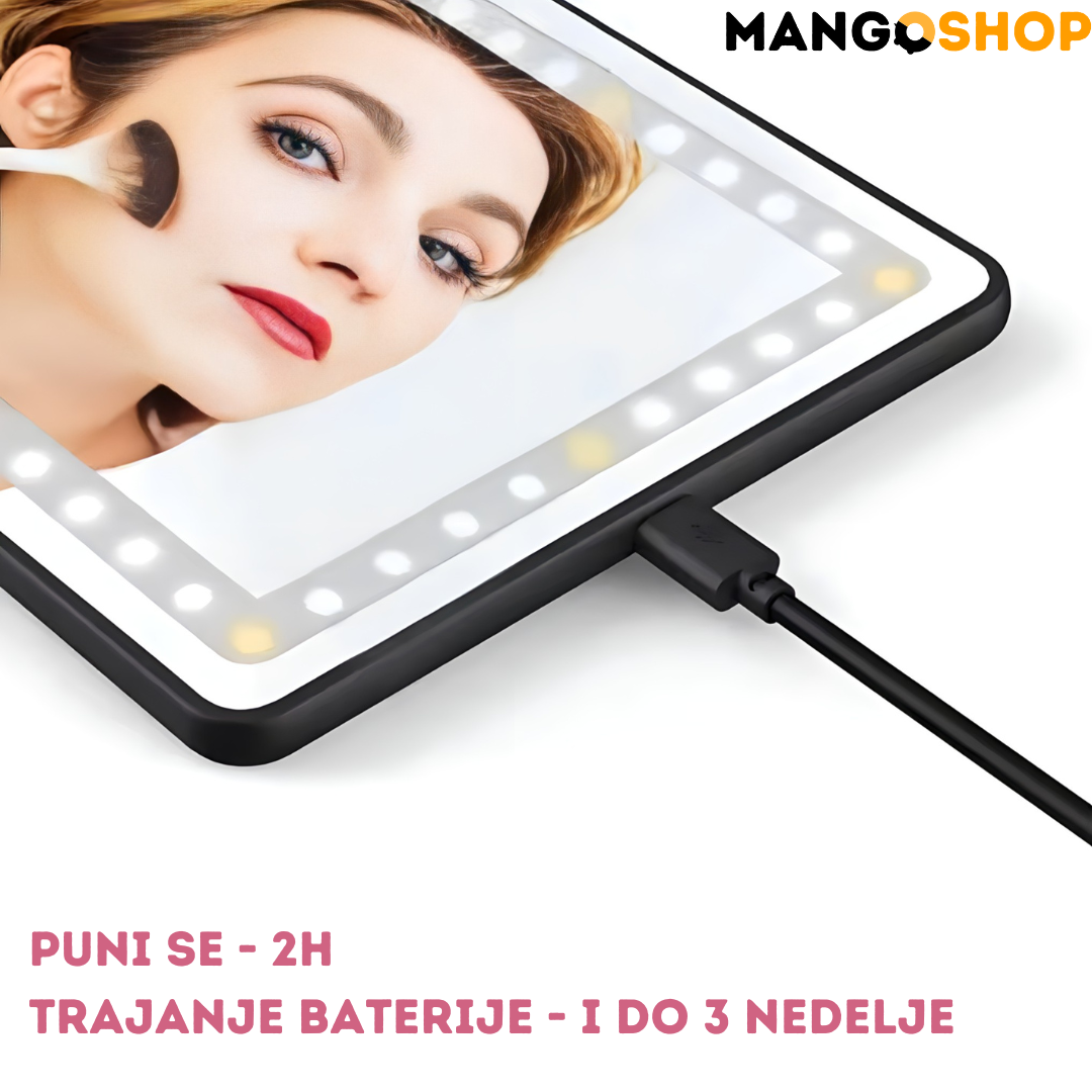 LED ogledalo za sminkanje u autu - rs-mangoshop.com