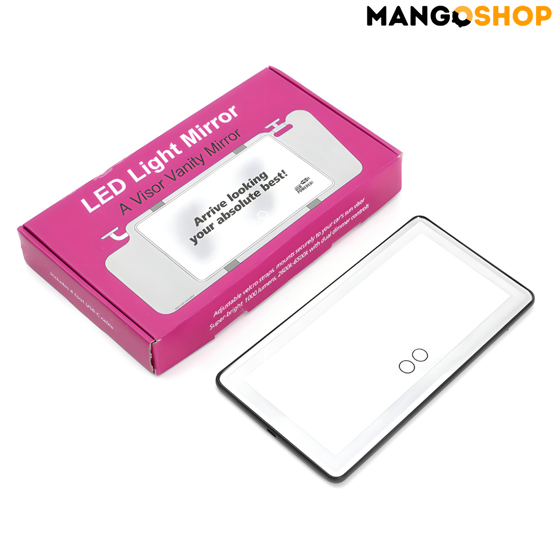 LED ogledalo za sminkanje u autu - rs-mangoshop.com