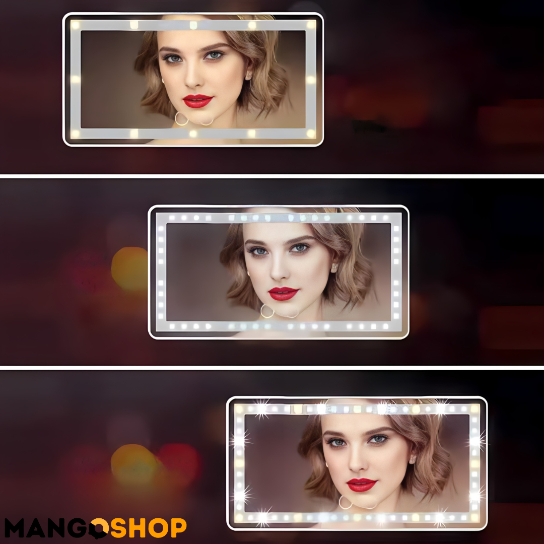 LED ogledalo za sminkanje u autu - rs-mangoshop.com