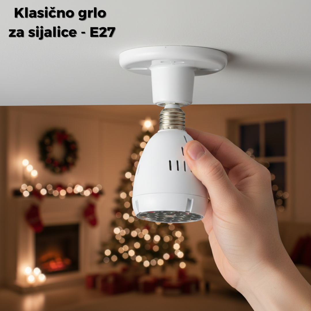 Novogodisnja LED projektorska sijalica - Pametna Kupovina