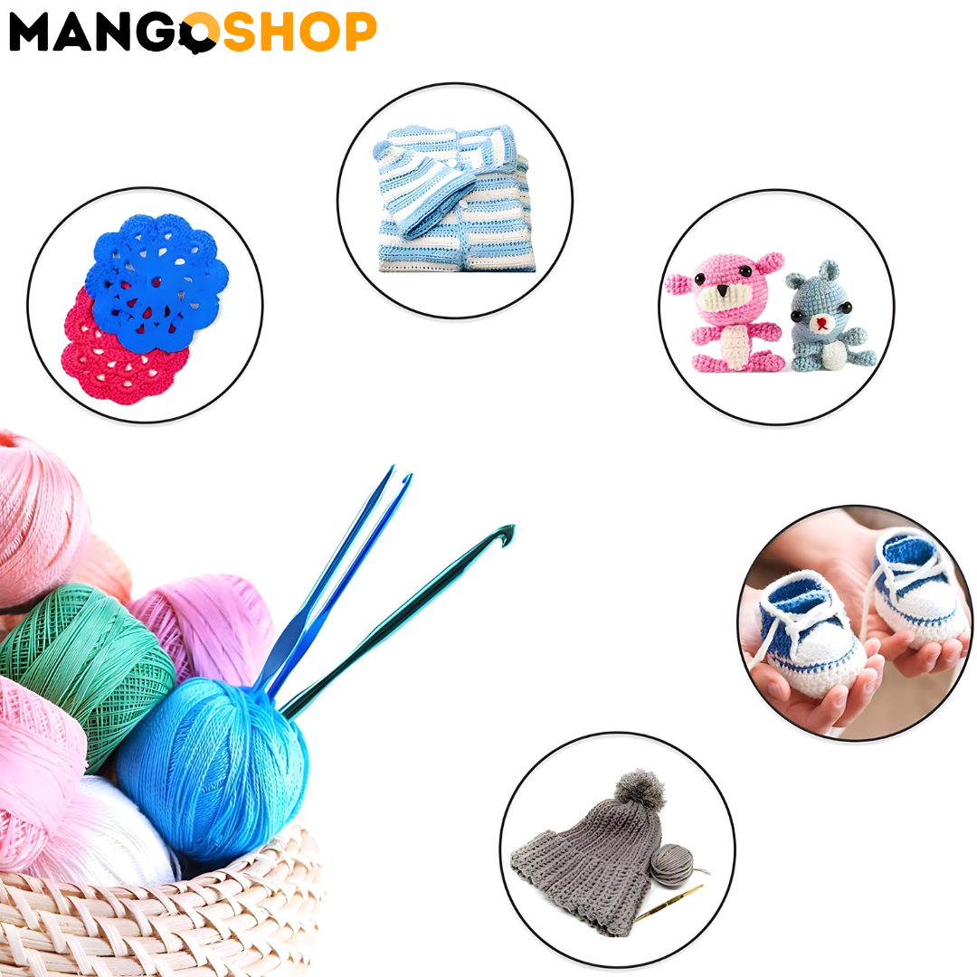 Profesionalni set za heklanje - rs-mangoshop.com