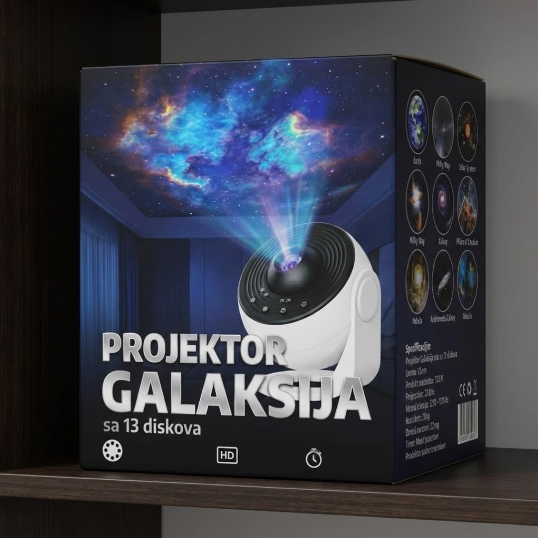 Projektor Galaksija + 13 diskova gratis - Pametna Kupovina