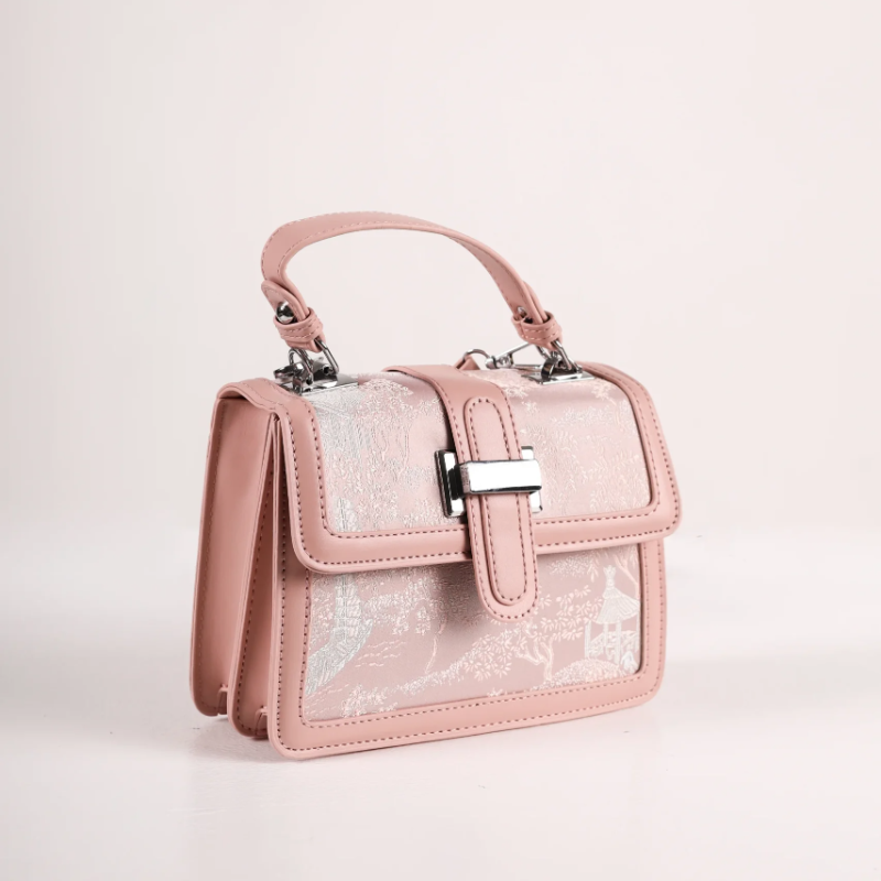 Roze cvetna torbica KA07 - rs-mangoshop.com