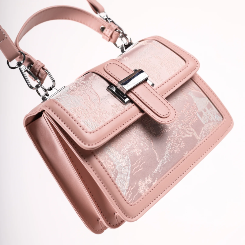 Roze cvetna torbica KA07 - rs-mangoshop.com