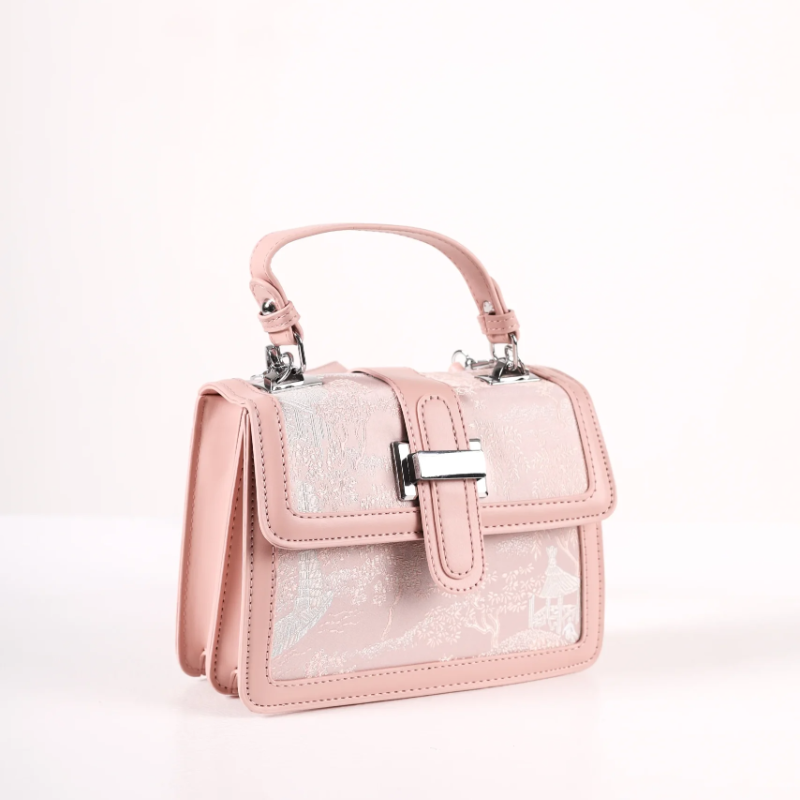 Roze cvetna torbica KA07 - rs-mangoshop.com